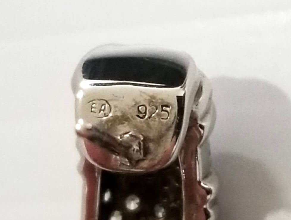 Amazing E.A. 925 Sterling Silver Earrings - 3