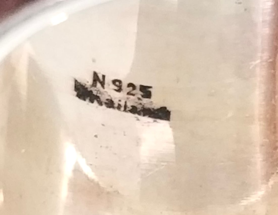 Amazing N 925 Sterling Silver Art Deco Ring - 3