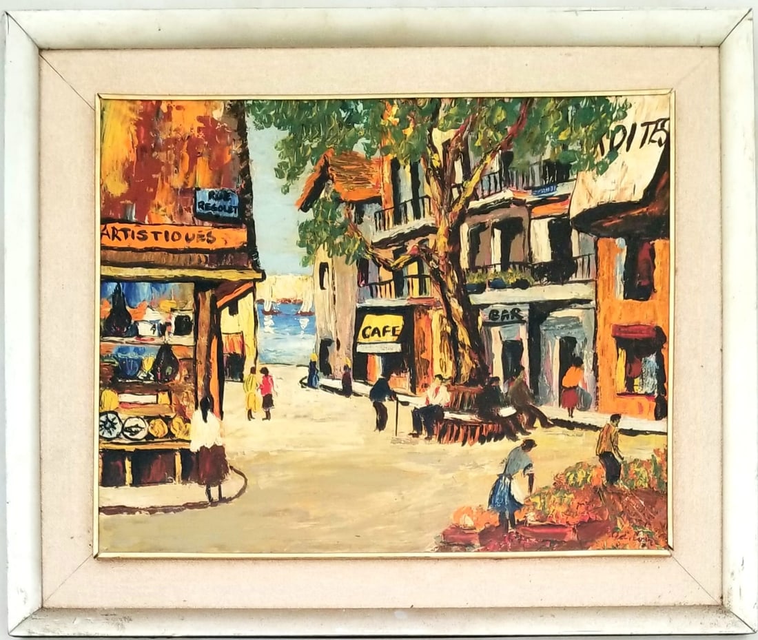 Amazing Lucien Adrion Oil Board: Beautiful Lucien Adrion oil board. Frame: 18 x 15 inches, 14 x 11 inches. Provenance: private owner. Biography: 1889 - 1953. After beginning as a technical draughtsman in Strasbourg, Lucien Adrionbeca