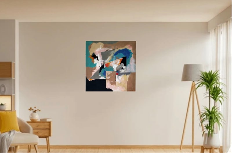 Amazing Alberto Beltran 1985 Acrylic Canvas: Beautiful Alberto Beltran 1985 acrylic canvas. Art: 38 x 38 inches. Provenance: private owner.Biography: 1923 - 2002. Born in Mexico City. All authorship of items in this catalog are described