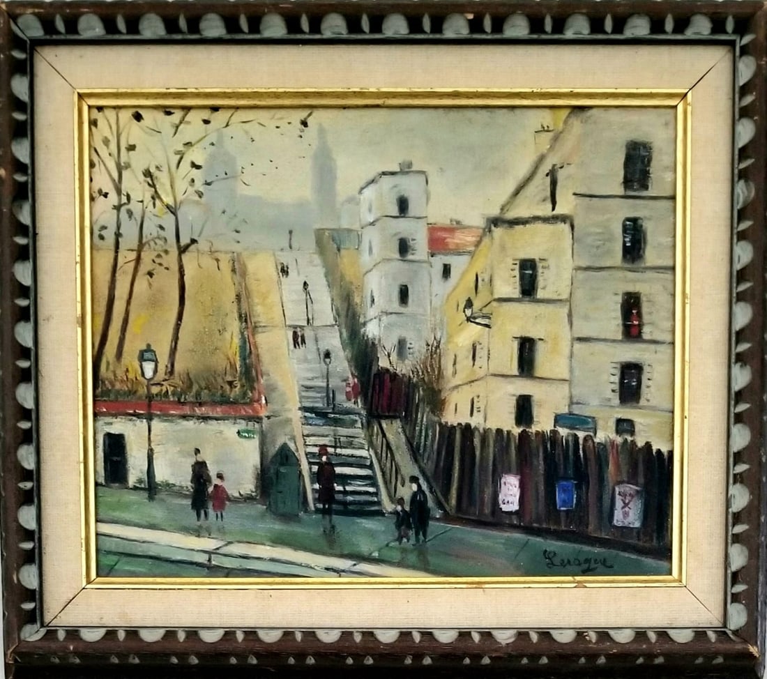 Amazing Alois Lecoque Oil Canvas: Beautiful Alois Lecoque oil canvas. Frame: 13 x 11 inches, art: 10 x 8 inches. Provenance: private owner. Biography: 1891 - 1981. Alois Lecoque was born in Prague in 1891 as Alois Kahout. His father,