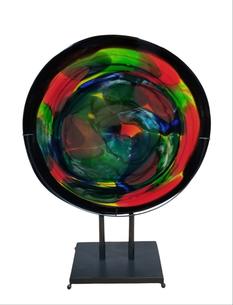 Amazing Large Murano Plate Art Glass Sculpture (1 of 3)