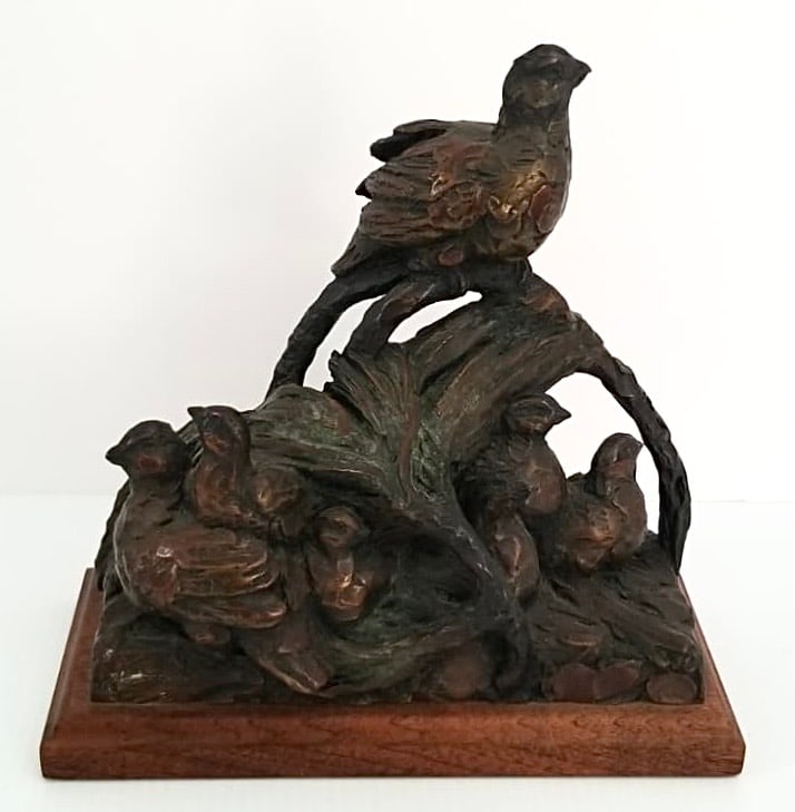 Amazing Ott Jones Bronze Birds Sculpture (1 of 4)