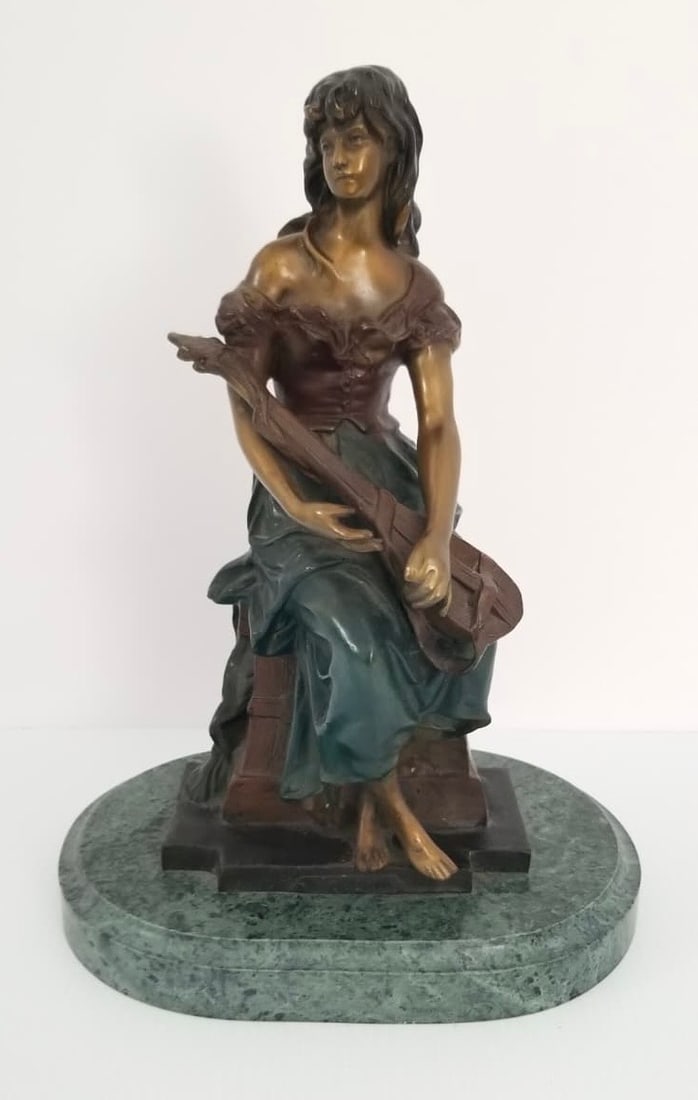 Amazing After Hippolyte Francois Moreau Bronze Sculpture (1 of 5)