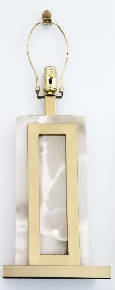 Amazing Eichholtz Murray Alabaster Table Lamp Pair - 2