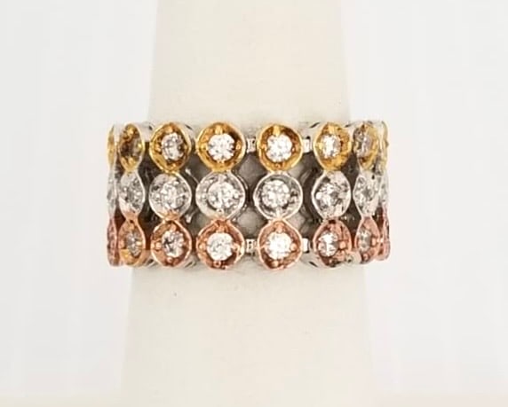 Amazing ADL 925 Sterling Silver ZC Ring: Beautiful ADL 925 sterling silver Zirconia ring, 6.0 grams, size 6 1/2 inches.