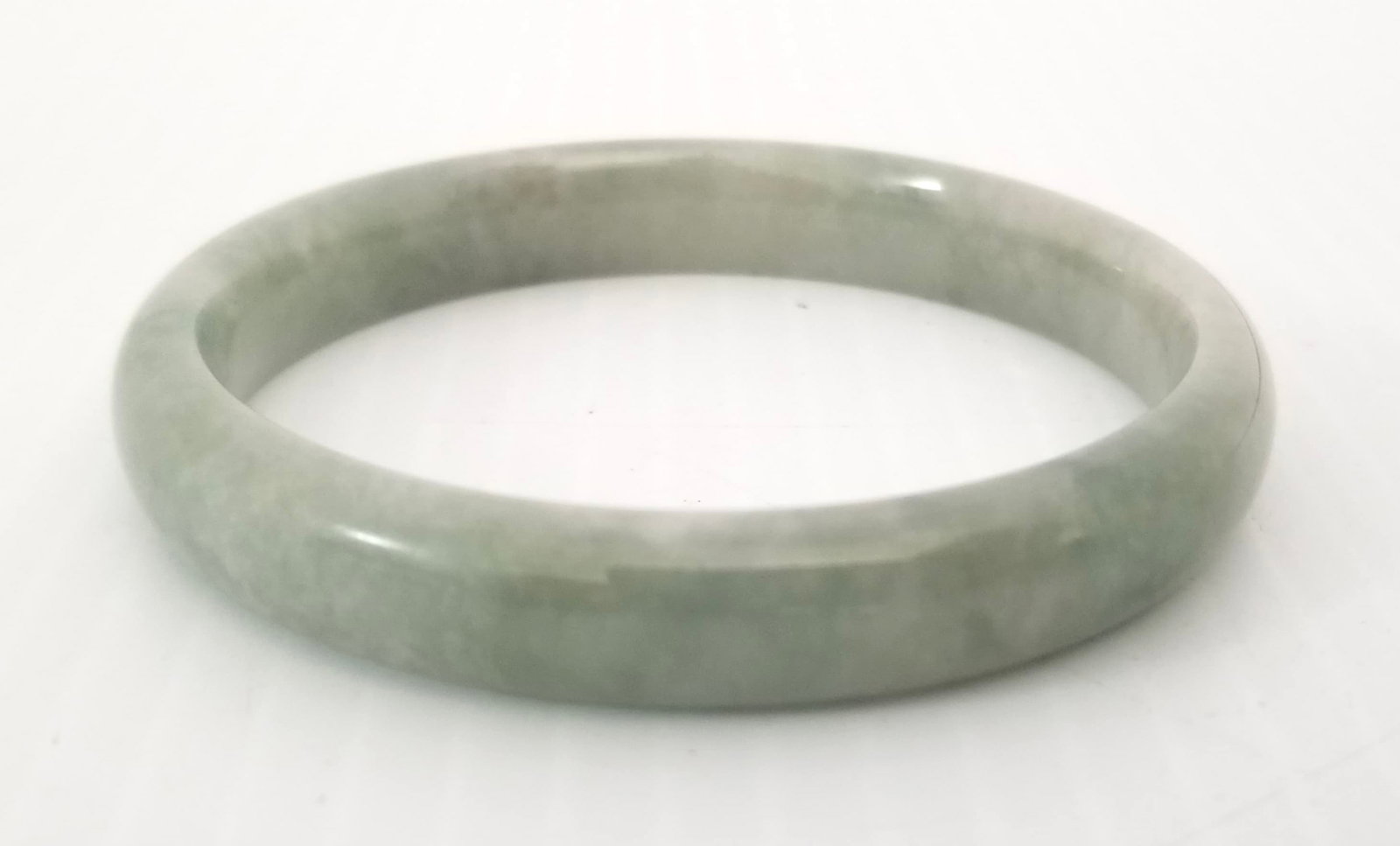 Amazing Green Translucent Nephrite Jade Bracelet (1 of 2)