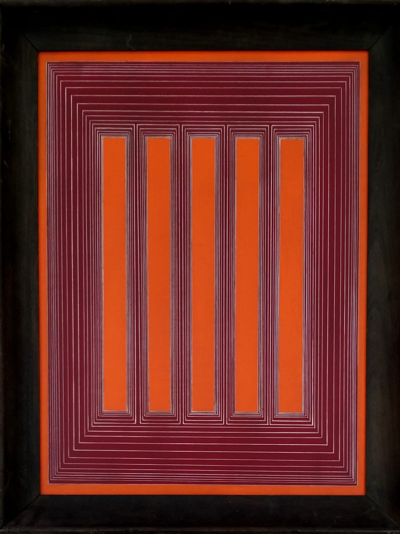 Amazing Richard Anuszkiewicz 1973 Acrylic Board (1 of 3)