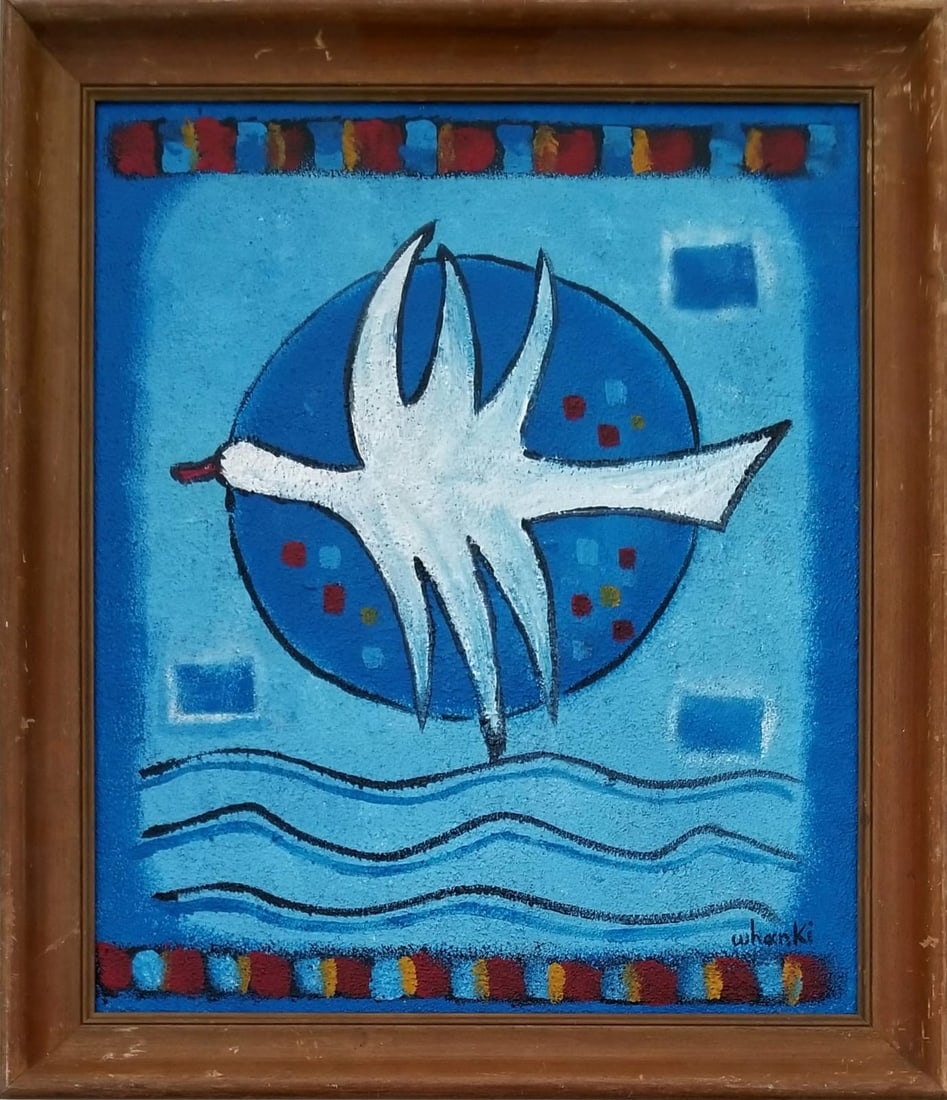 Amazing Kim Whanki Oil on Wood (1 of 2)