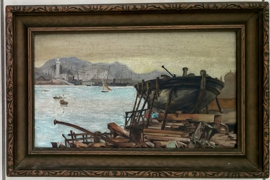 Amazing Claude Curry Bohm Oil Canvas: Beautiful Claude Curry Bohm oil canvas, frame: 19 x 12 inches. Provenance: private owner. Biography: 1894 - 1971. C. Curry Bohm was born in Nashville, Tennessee on October 19, 1894. He studied at the