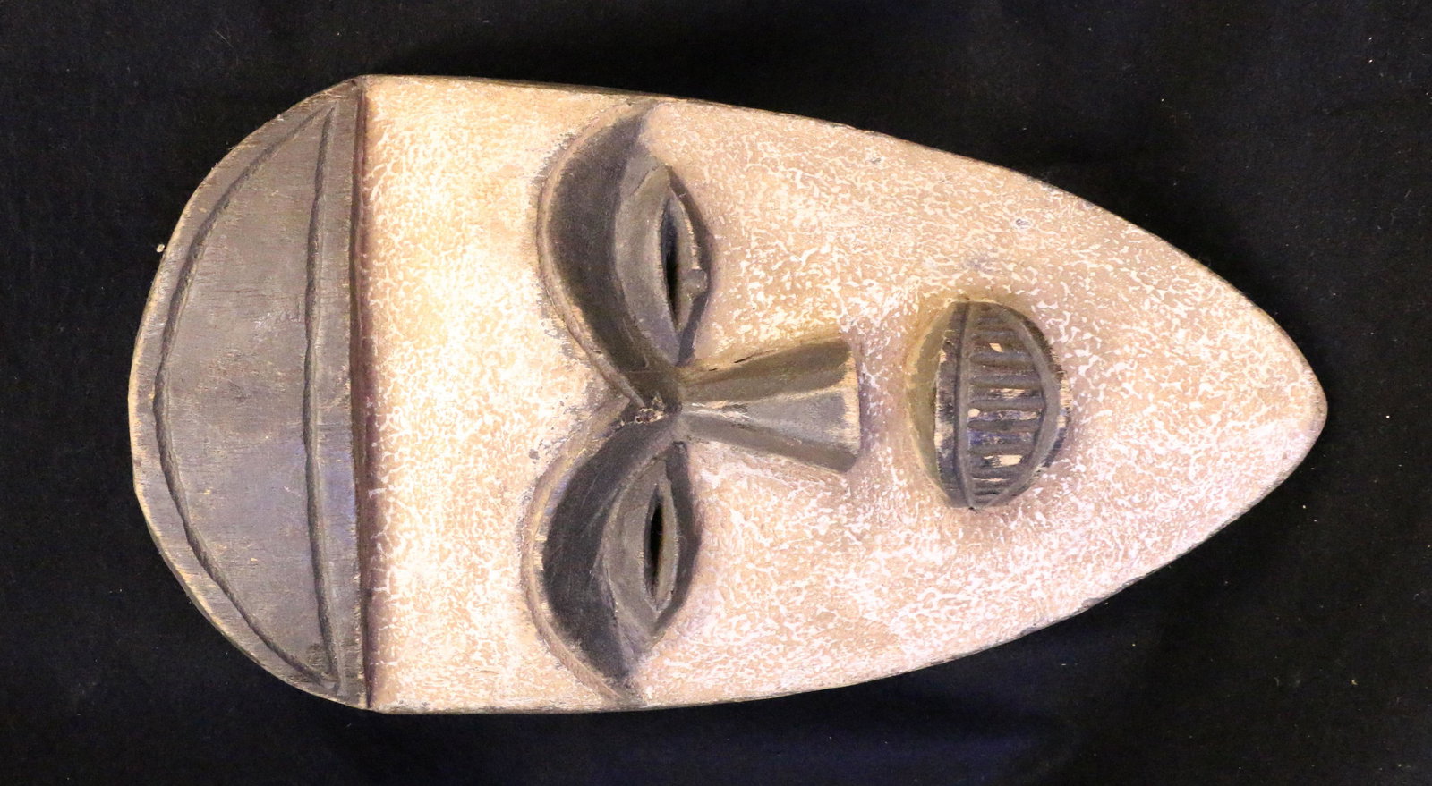 African Wooden Mask: African Wooden Mask - 13.5" long.