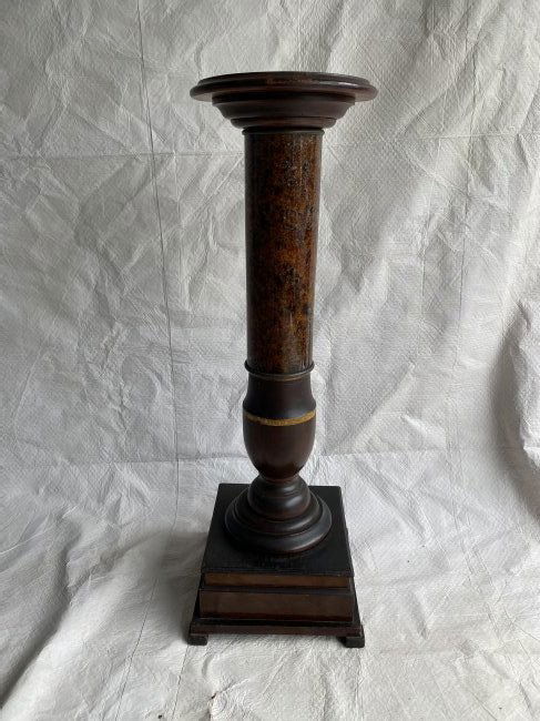 Antique Pedestal - 3rd Quarter 19th c (1 of 4)