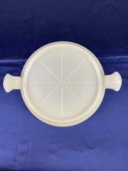 2 Vintage Fire King Hot Plates - Clam Broth & Glass (1 of 8)
