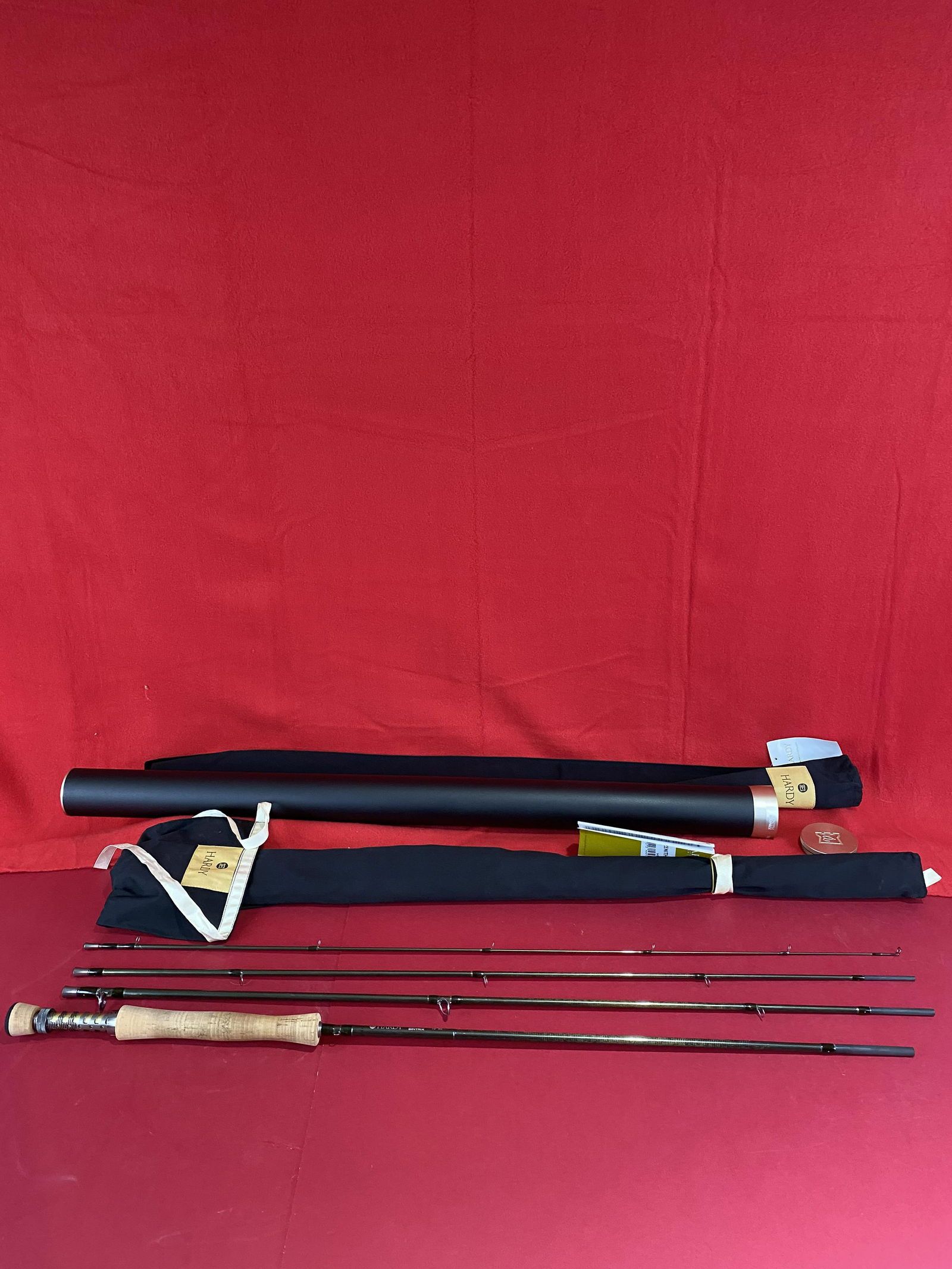 Carbon Fiber Fly Fishing Rod: Hardy Zenith Sintrix: Hardy Zenith Sintrix 4 piece Carbon Fiber Fly Fishing Rod, 10', Line 8, mint condition - never fished.