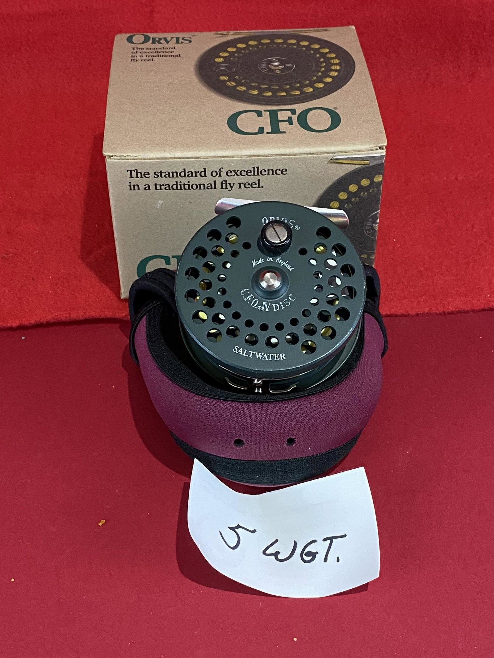 Fishing Reel: Orvis CFO IV Disc Saltwater: Orvis CFO IV Disc Saltwater Fishing Reel, new in the box never used.
