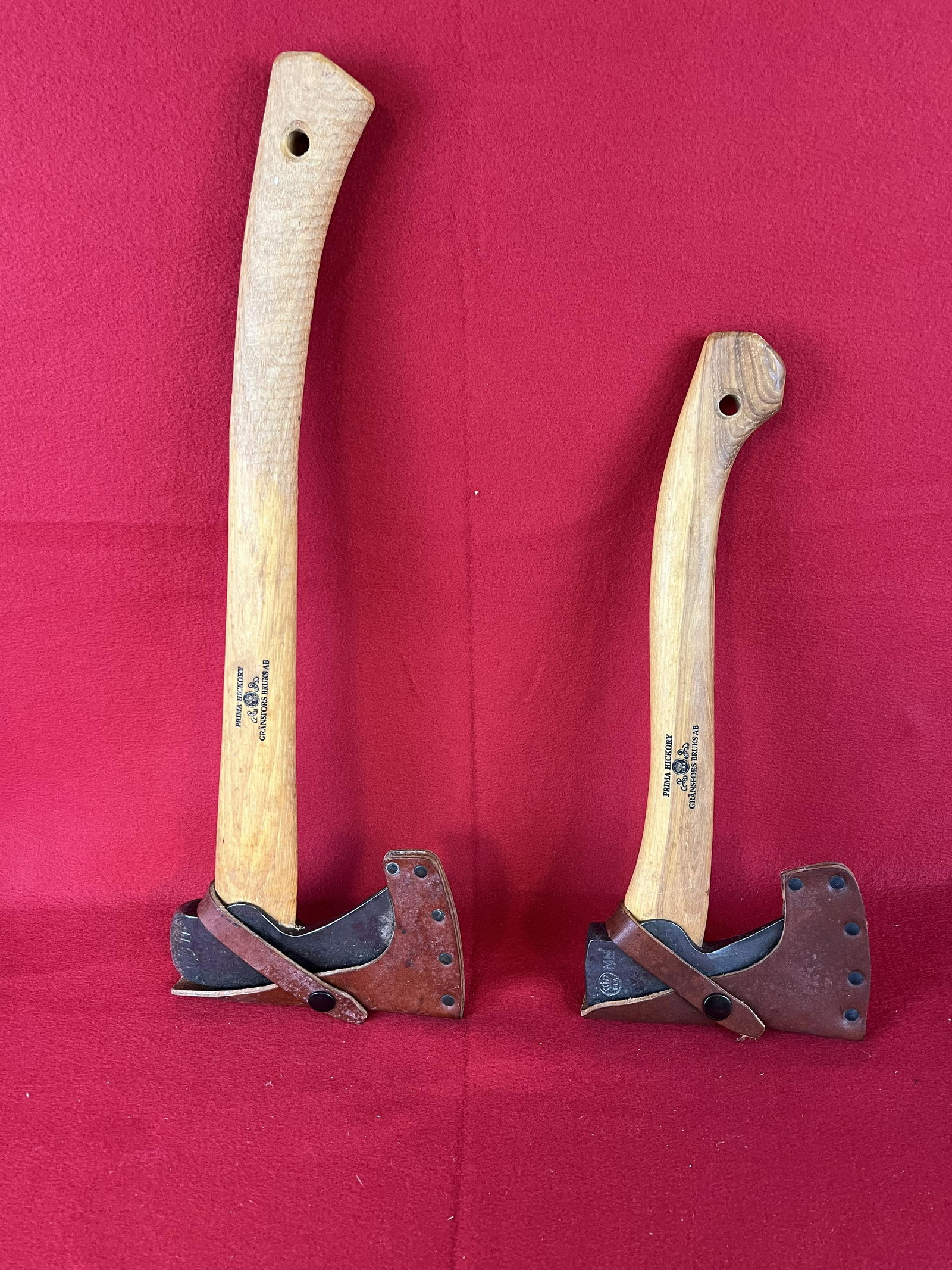 Pair Set of Gransfors Bruks Wildlife 415 Hatchets: Pair Set of Gransfors Bruks Wildlife 415 Hatchets made in Sweden - Prima Hickory Gransfors Bruks AB