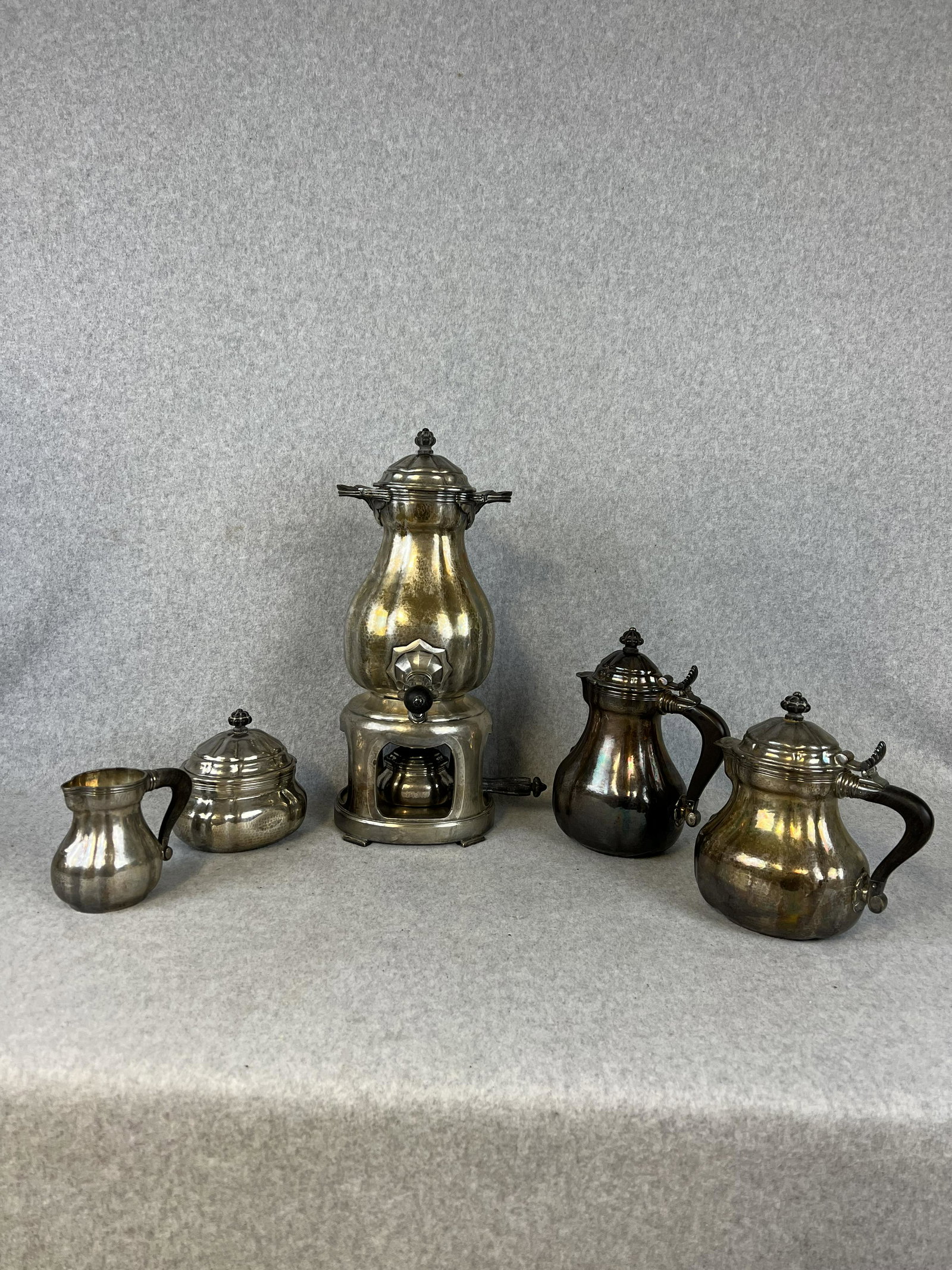 G Carre Paris Silverplated Tea Service (1 of 17)