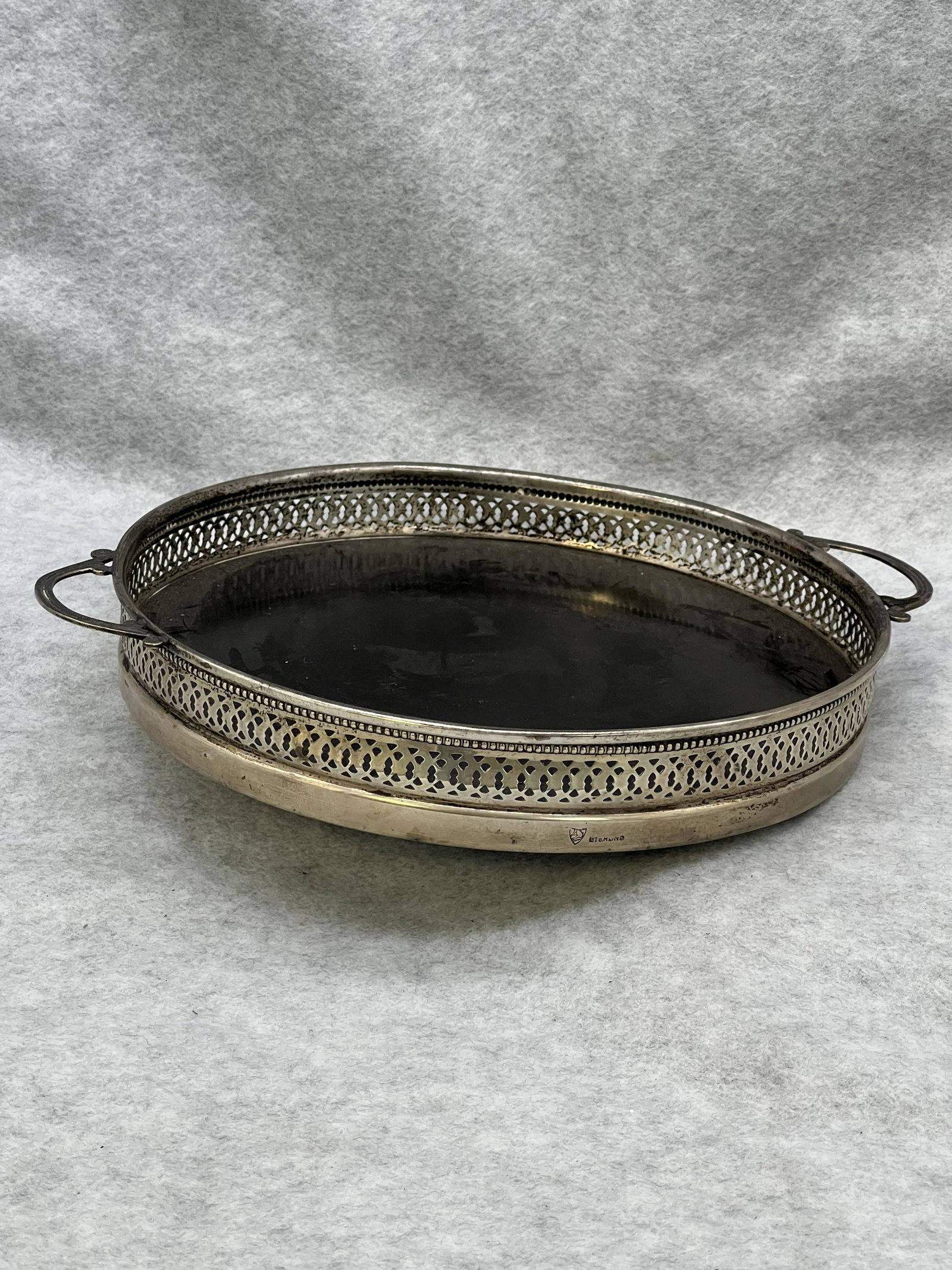 Sterling Silver Small Handled Tray (1 of 5)