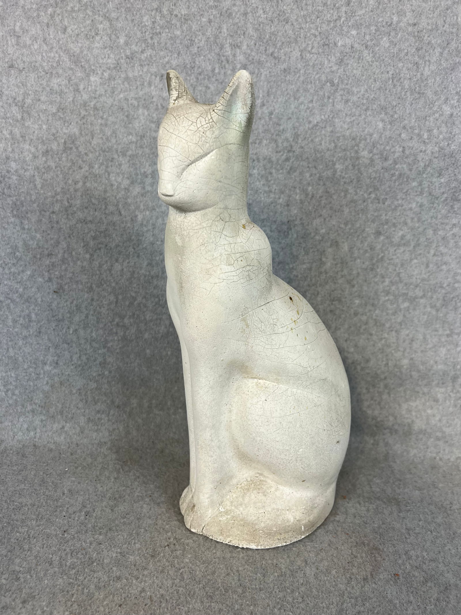 15" Art Deco Styled Chalkware Cat (1 of 6)