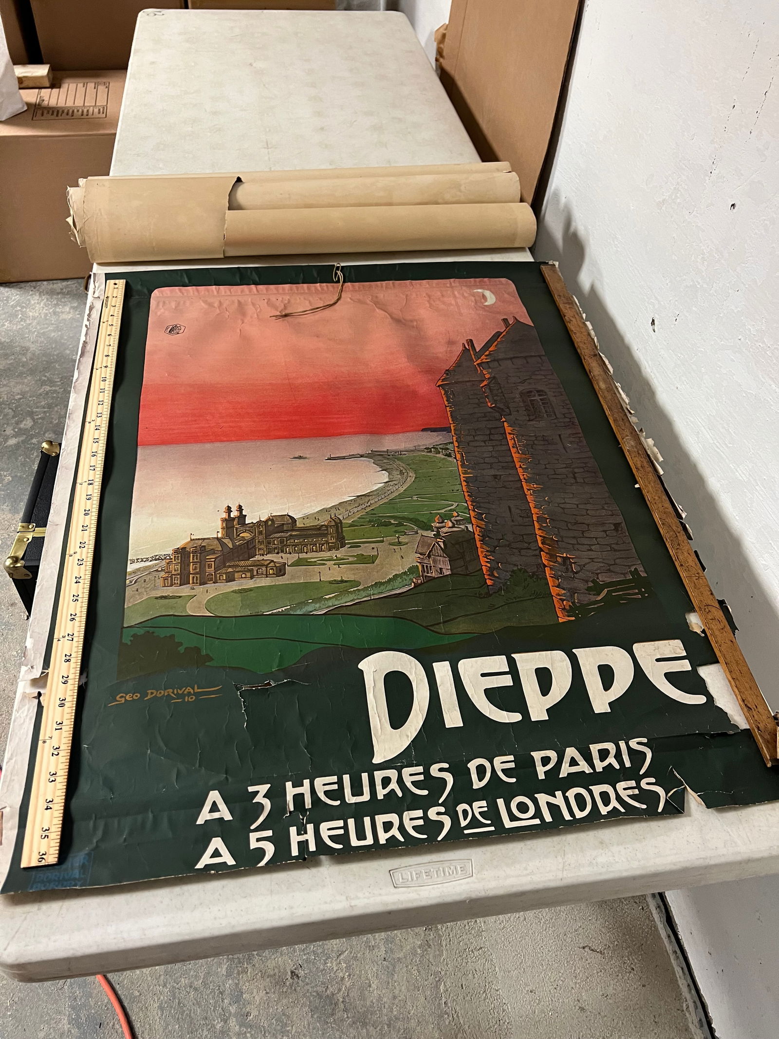 Lot 4 Antique Circa 1900 French Posters (1 of 18)