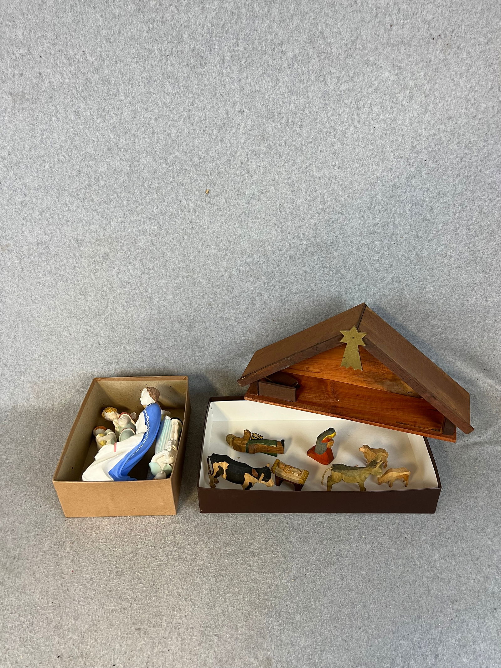 Lot 2 Partial Christmas Creche Sets (1 of 13)