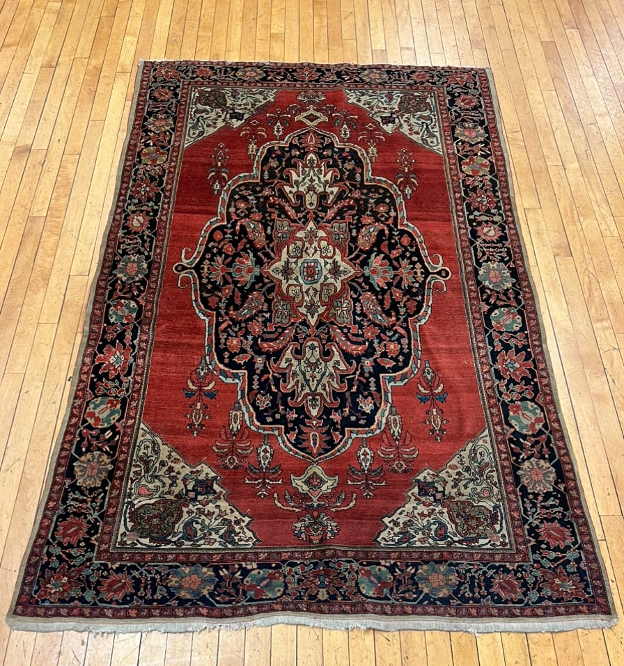 Vintage Kirman Oriental Carpet / Rug (1 of 11)