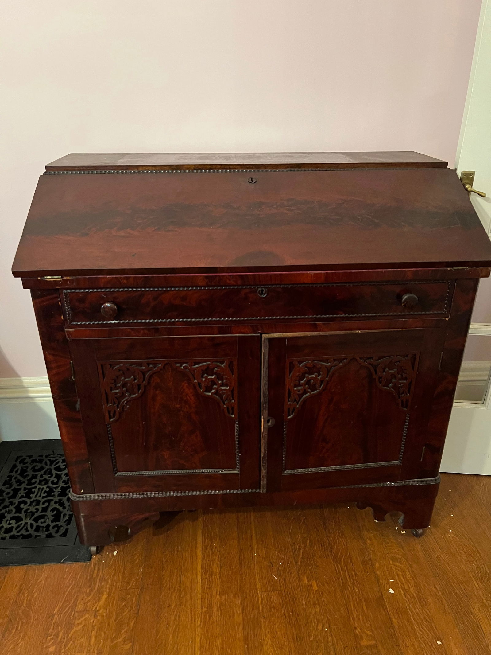 1840-50's Empire Slant Lid Desk (1 of 6)