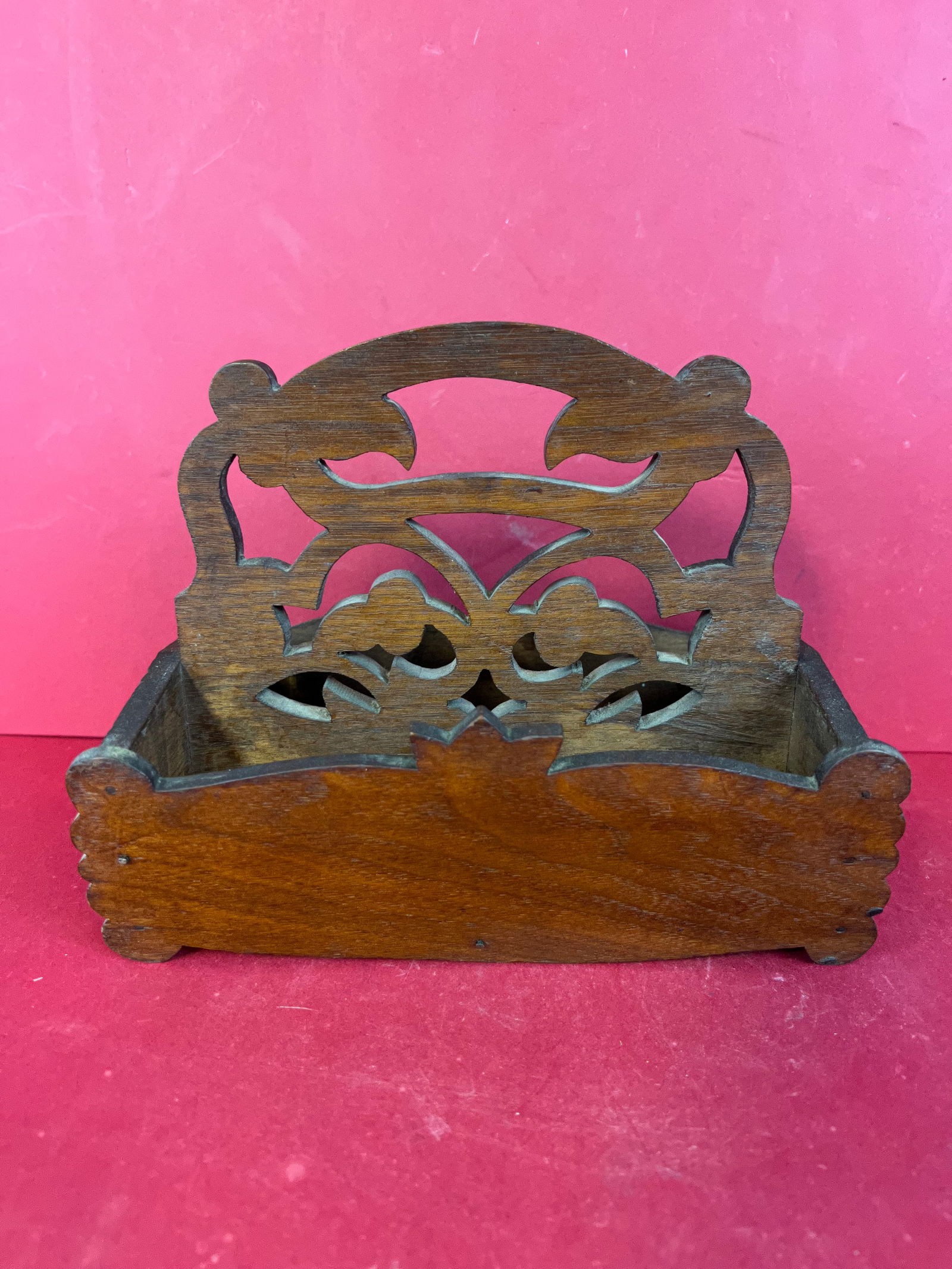 Victorian Walnut Stereoview Holder (1 of 7)