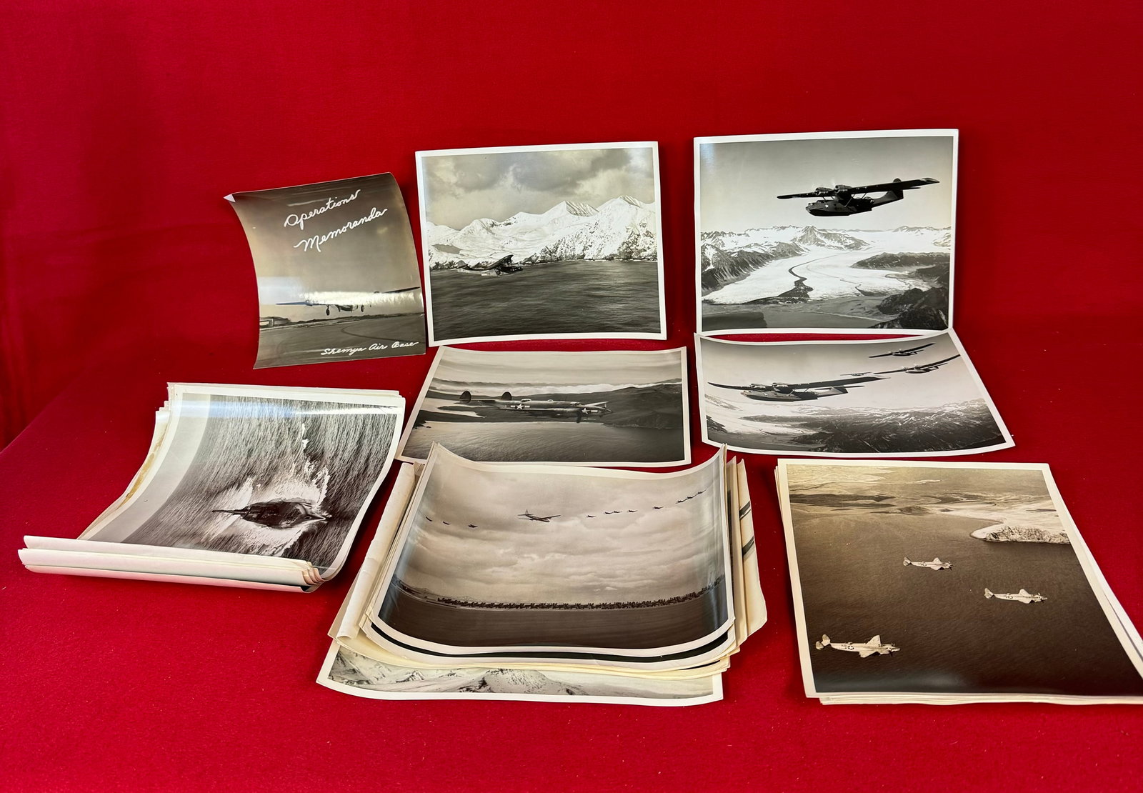 Lot 36 Navy Related Photographs Mostly 8x10: Lot of 36 US Navy related 8" by 10" photographs mostly WW2 and just after which were collected by James F. Gilsenan while serving in the US Navy. Photographs depict naval vessels and Navy aircraft etc