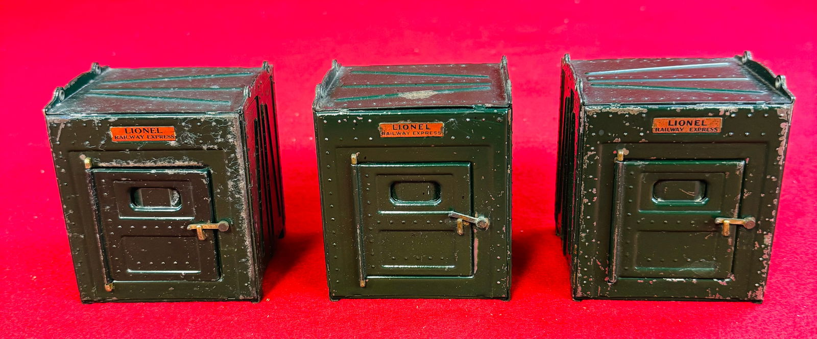 Lot 3 Lionel Pre War No 205 Freight Containers (1 of 5)