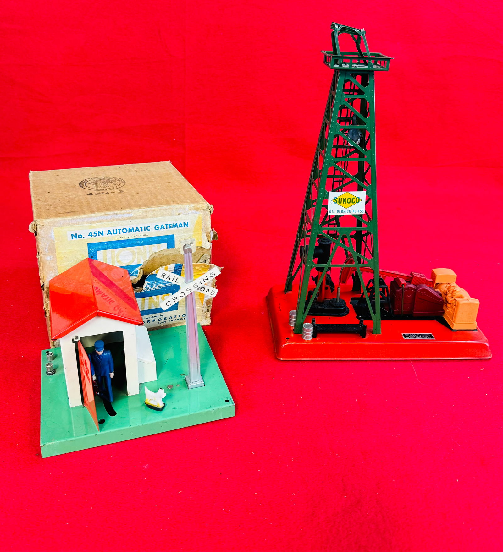 Postwar No45N Gateman; No455 Oil Derrick; Pumper (1 of 3)