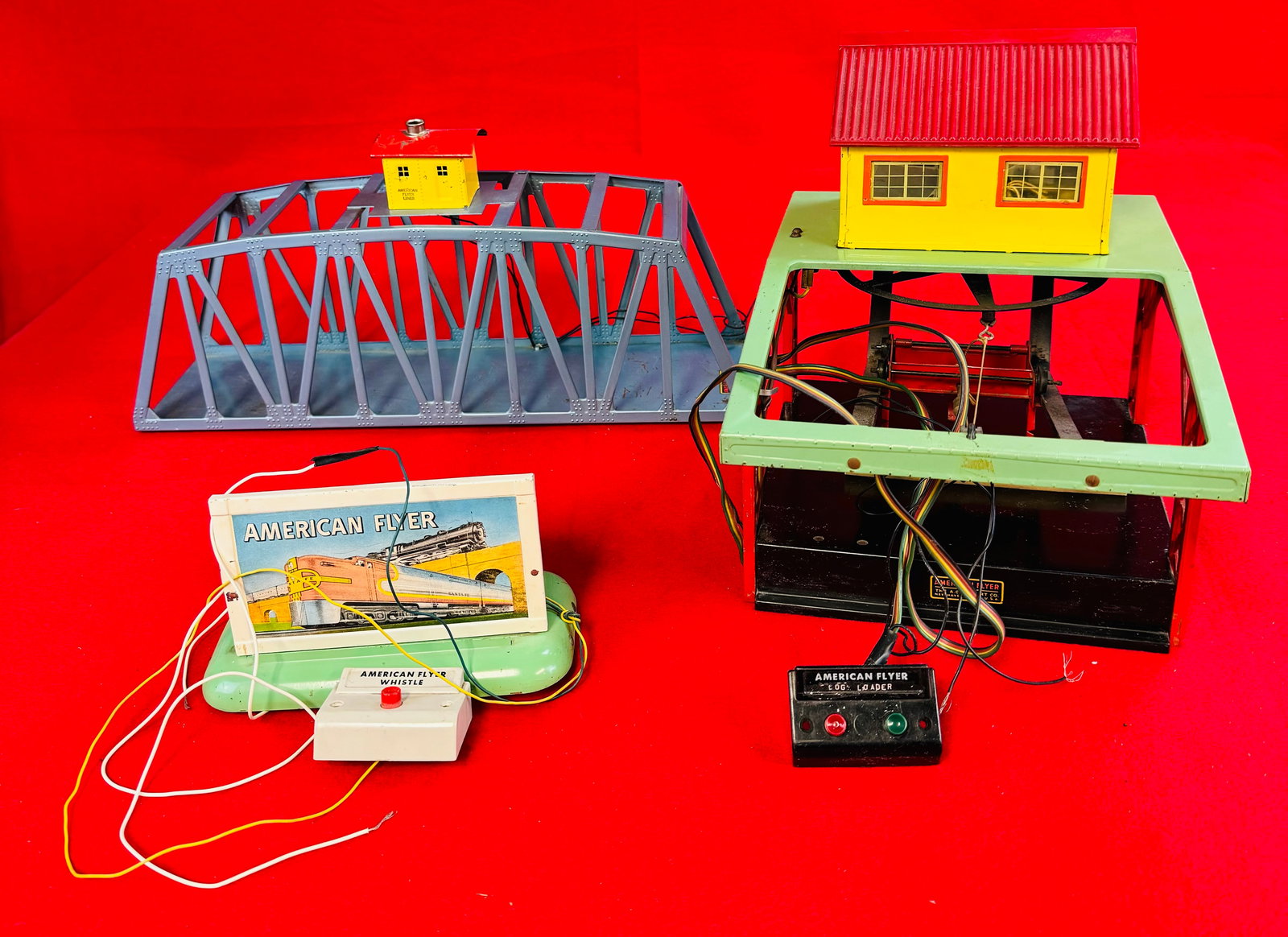 Lot Am Flyer:Billboard;Trestle Bridge,Log Loader (1 of 6)