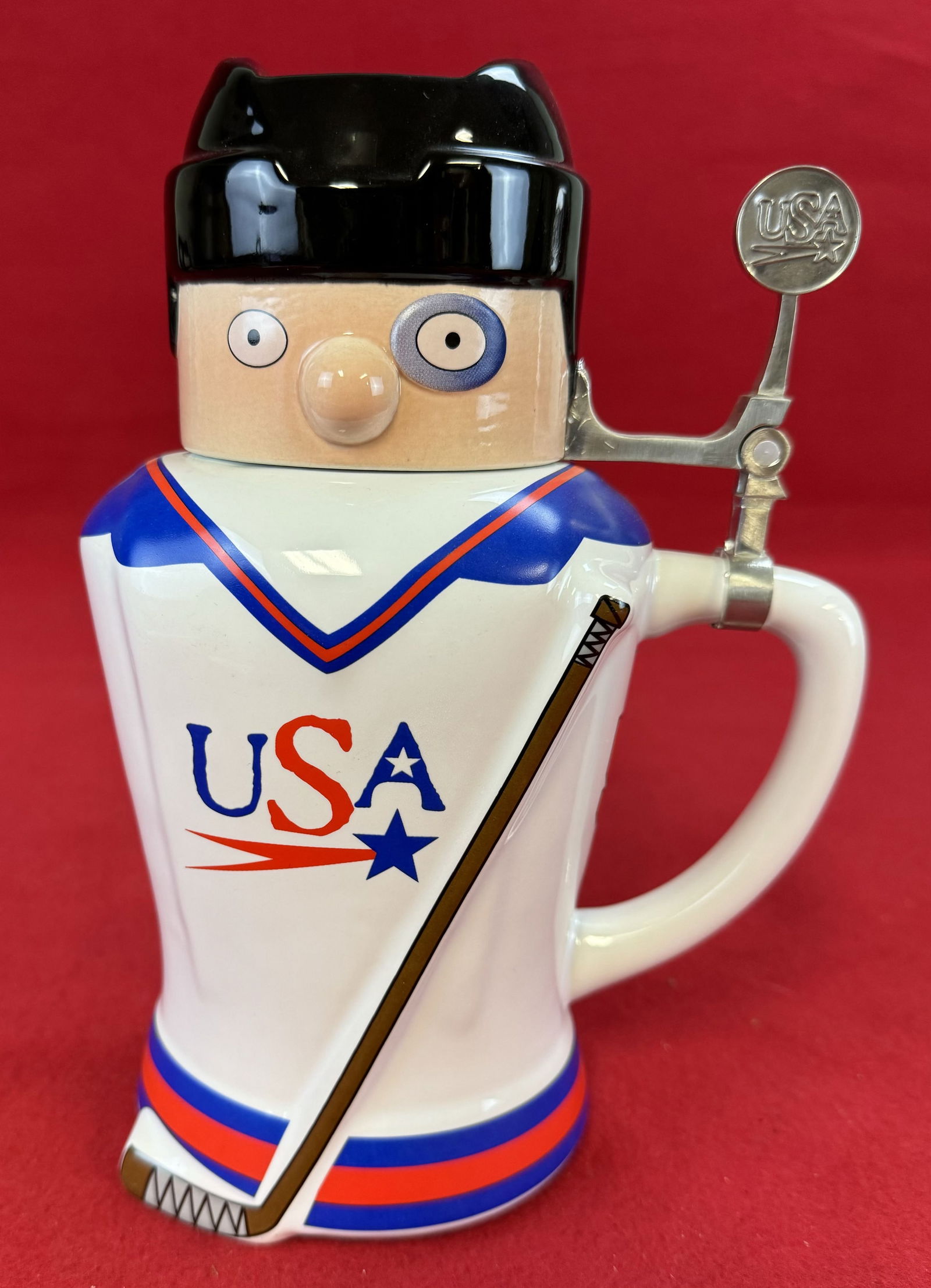Schultz & Dooley Utica Club Hockey Player Stein (1 of 5)