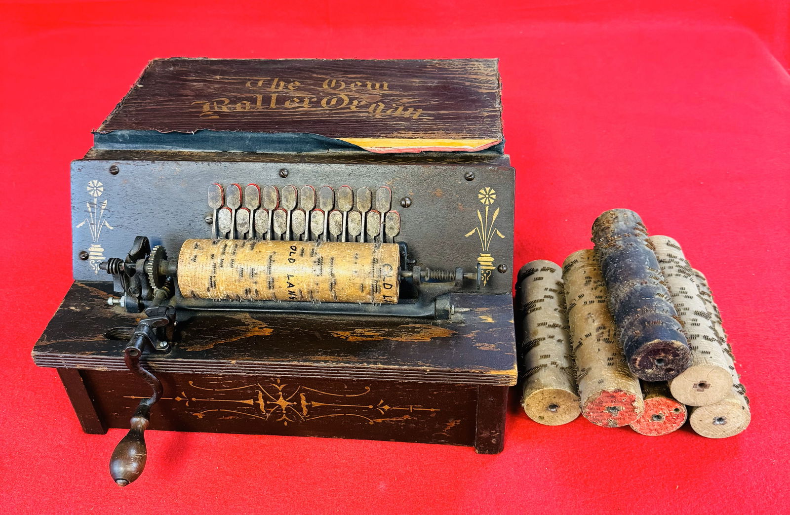 Gem Roller Organ With 6 Original Cobbs #2 (1 of 5)