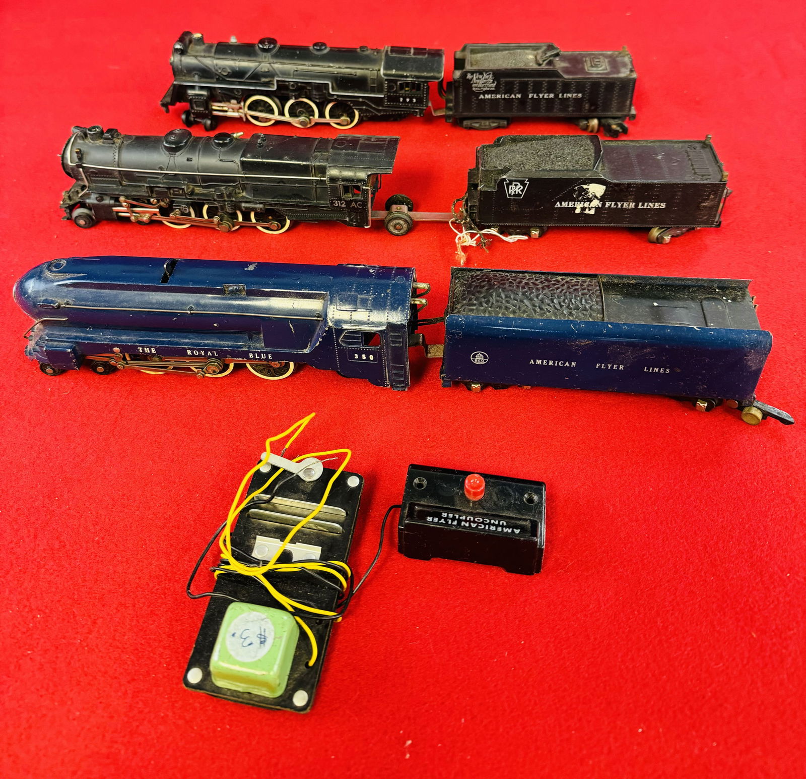 Lot 3 American Flyer Steam Engines (1 of 4)