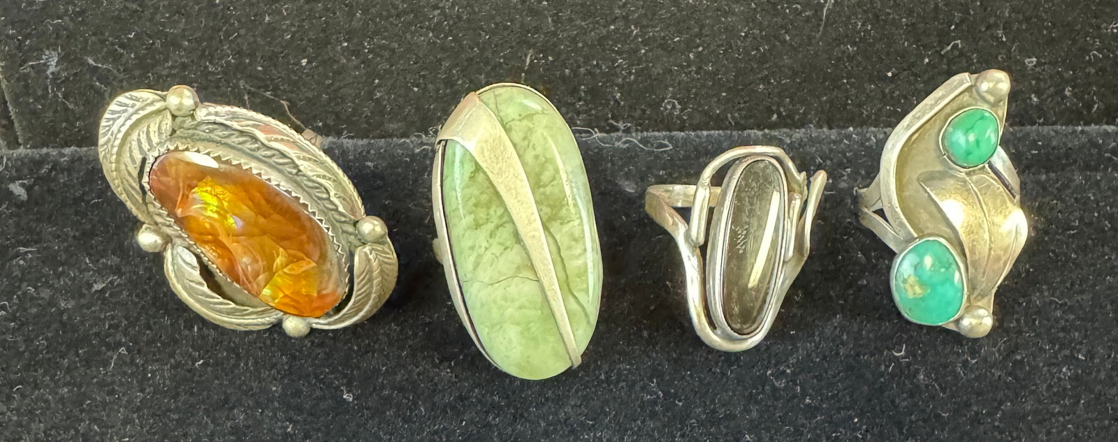 Lot of 4 Sterling Silver Rings (1 of 3)