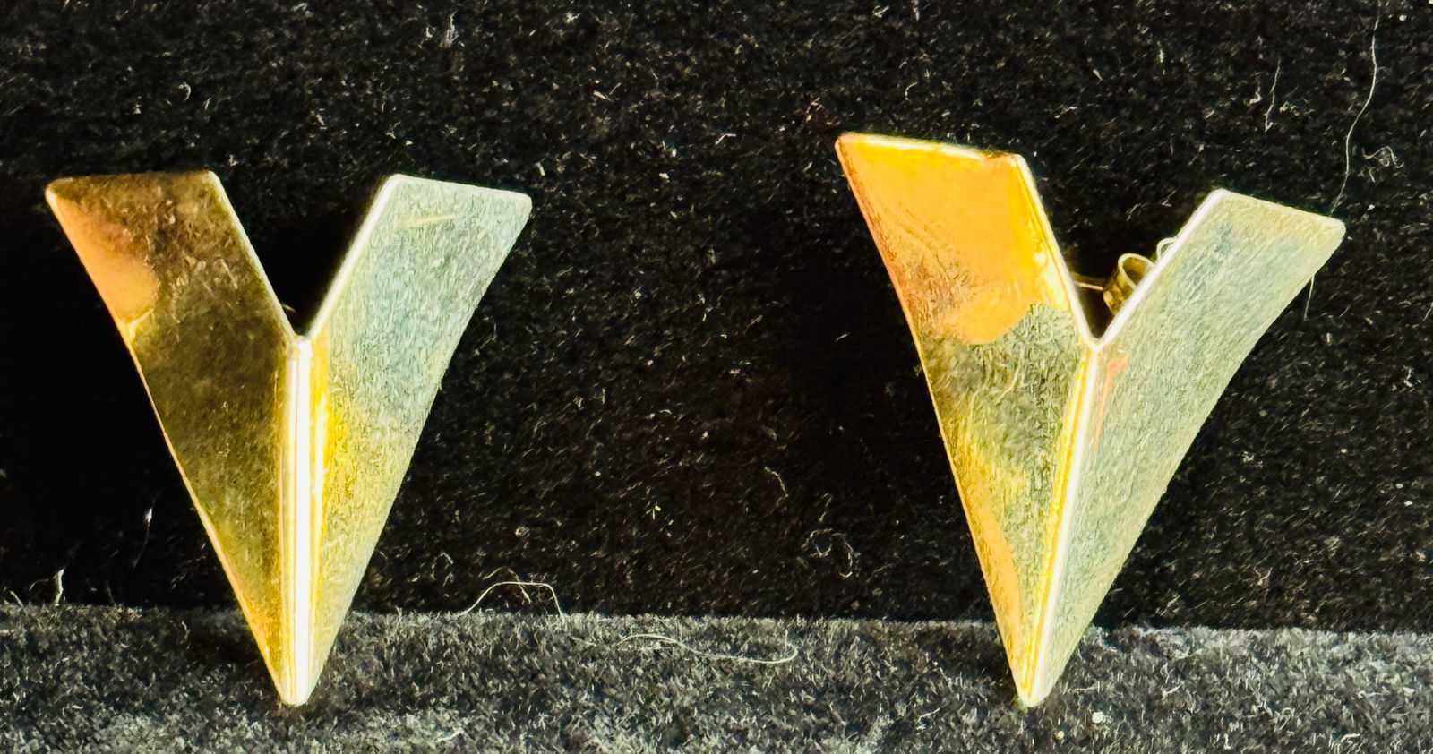 Signed Ed Levin 14K & Sterling Silver Earrings (1 of 4)