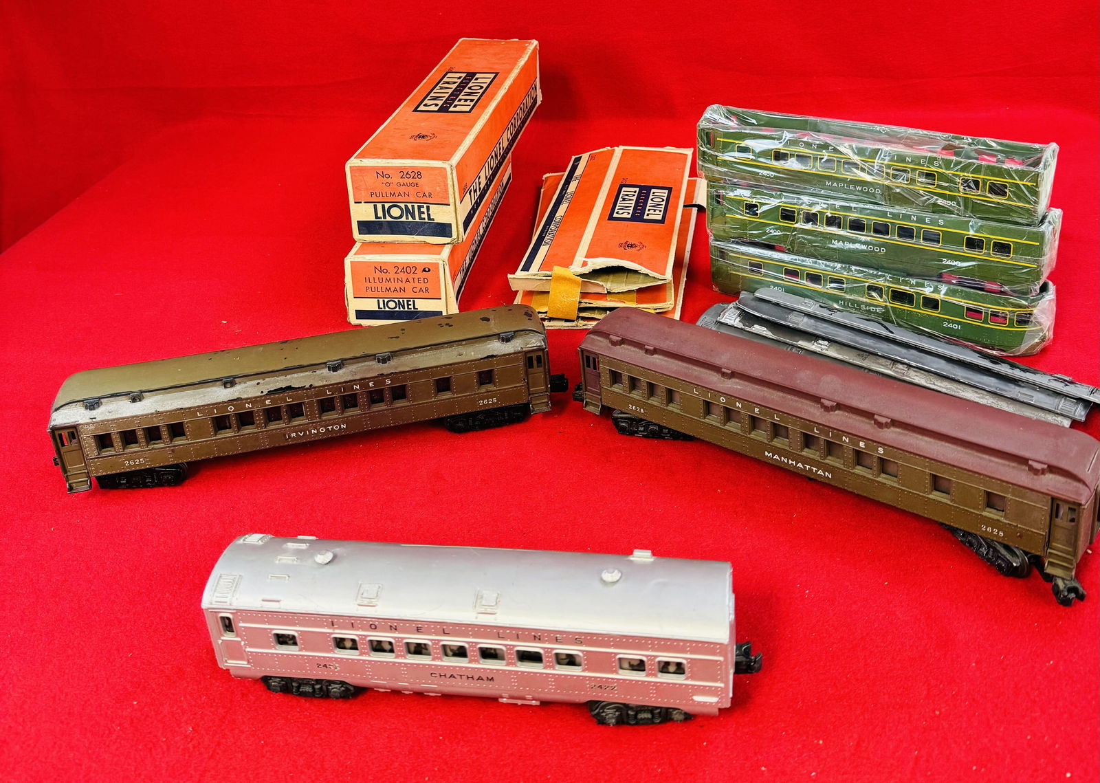 Lot of 6 Lionel O Gauge Train Passenger Cars (1 of 8)
