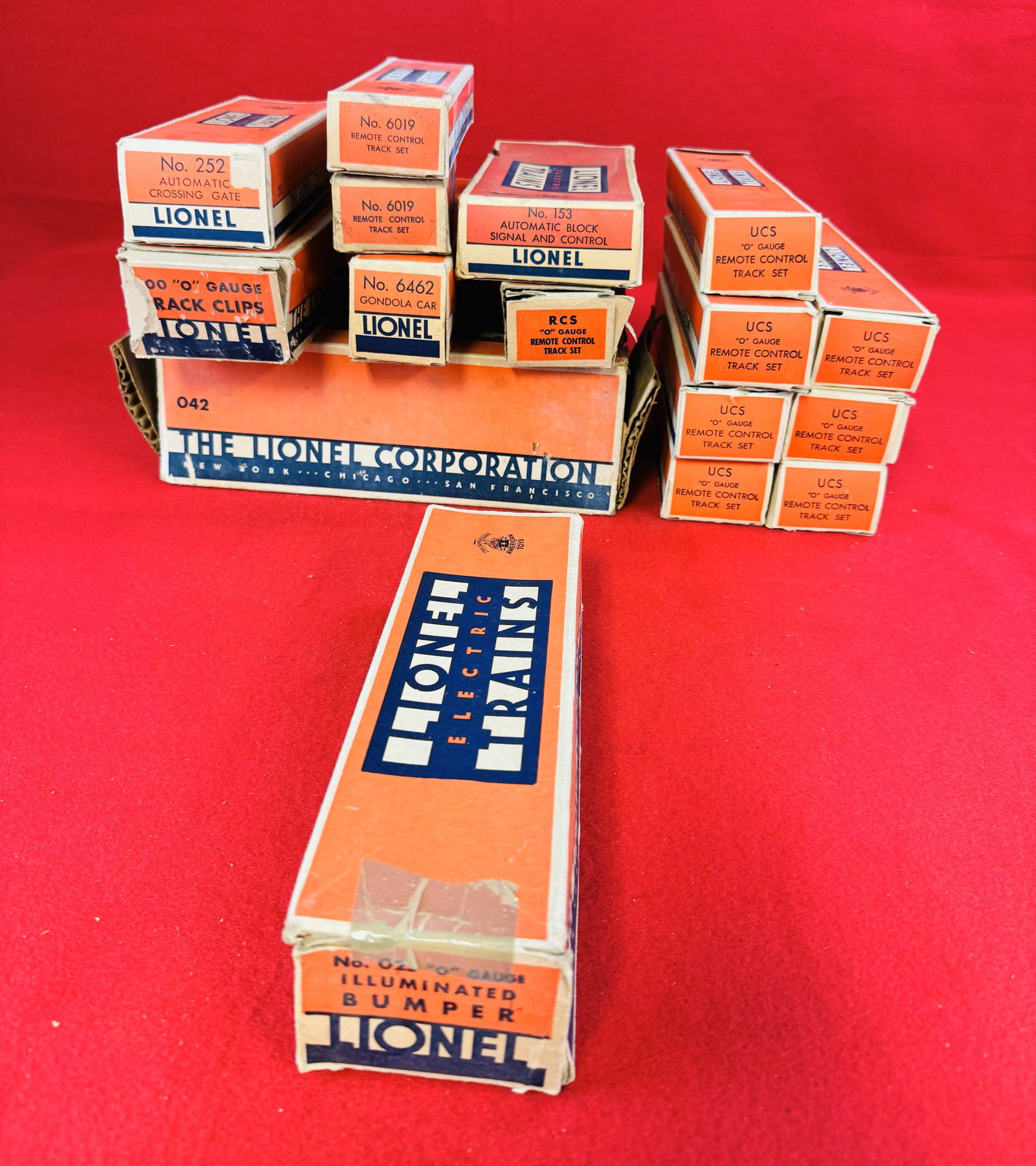 Lot: Lionel O Gauge Train Accessories Boxes (1 of 1)