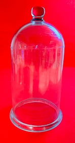 Large Antique Blown Glass Bell Jar