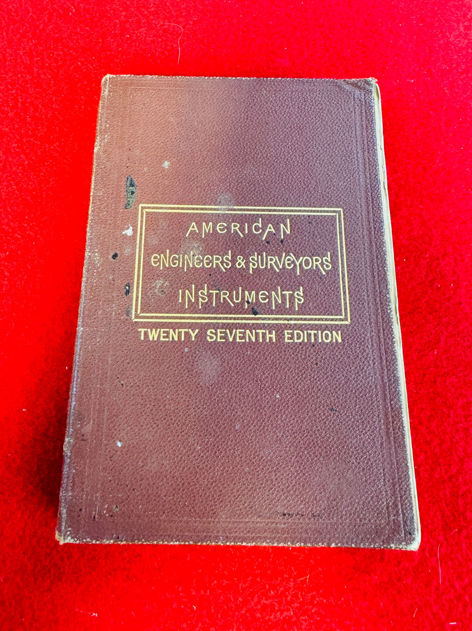 1888 W & L E Gurley Surveying Instruments Manual (1 of 4)
