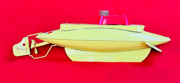 1970's Sutcliffe England Sea Wolf Submarine Toy