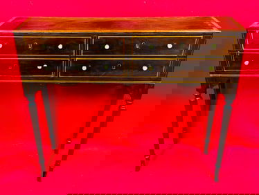 Antique Fine Diminutive 4 Draw Console Table