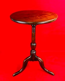 Antique Early 19th C Candlestand