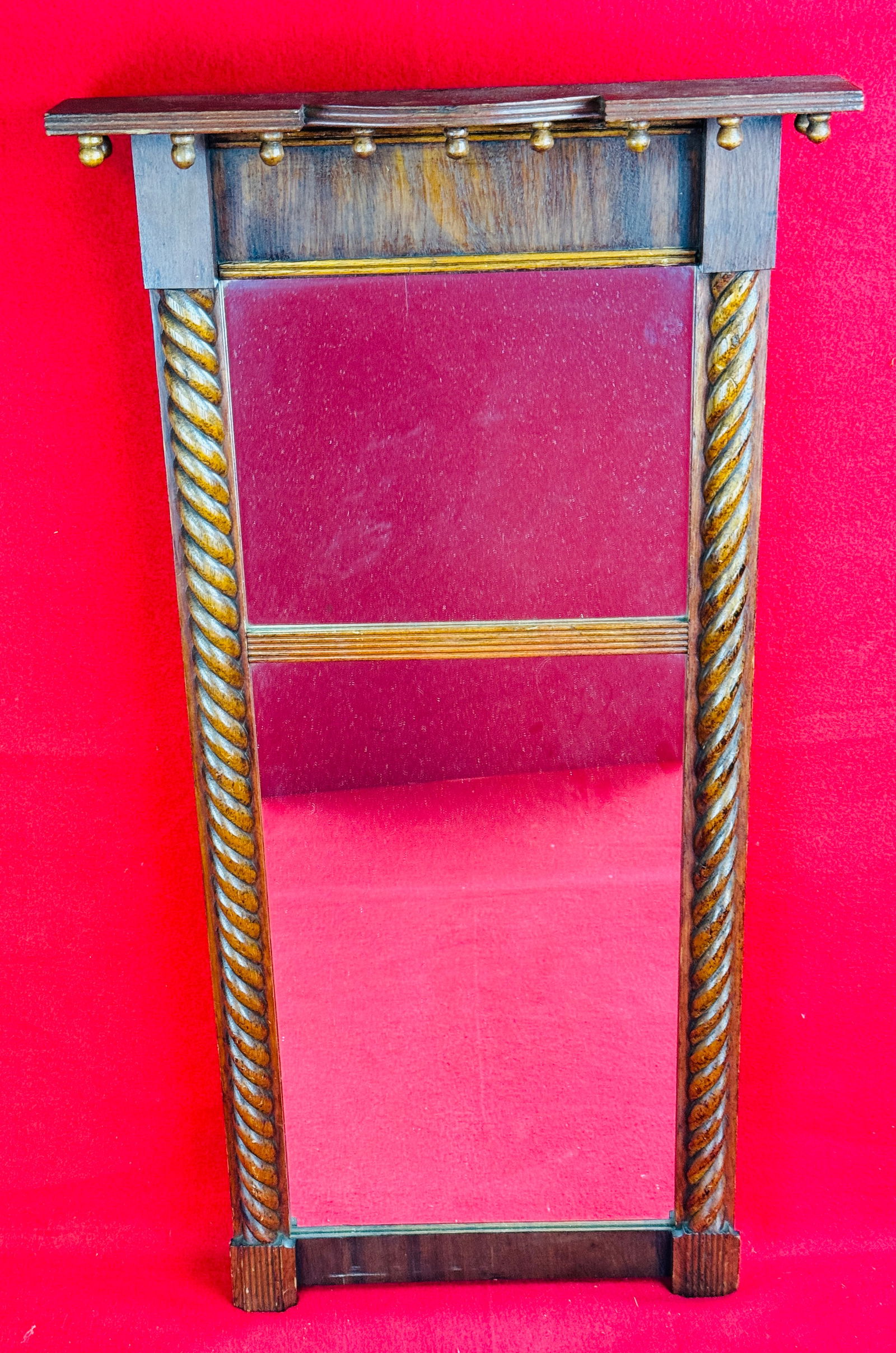 Antique Carved Wall Mirror (1 of 2)