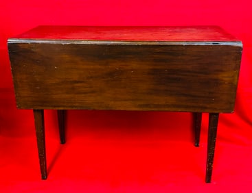 1790-1810 NYS Hepplewhite Drop Leaf Table
