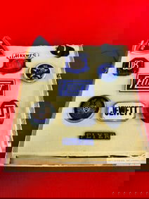 Lot of 10 Framed Early Car Emblems