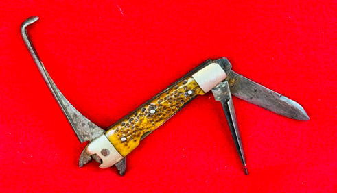 Rare Lewis Patent Barnett Tool Co Pocket Knife