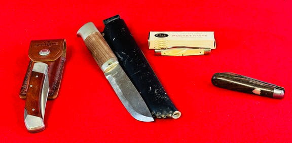 Lot of 4 Vintage Knives