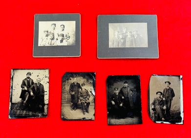 Lot of Tintype Photos Etc.